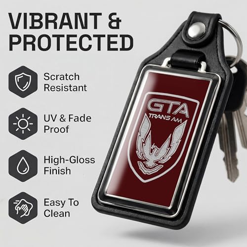 Image of Brotherhood Car Key Chain for Trans Am Firebird - Classic Models Keychain for Men and Women Gift Key Ring