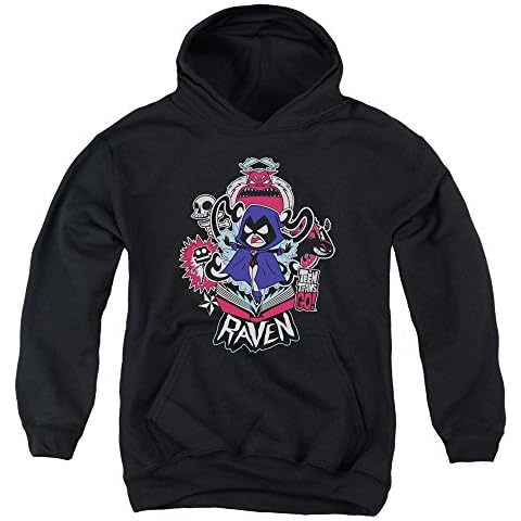 Youth Hoodie: Teen Titans Go- Raven Pullover Hoodie Size YM Cover