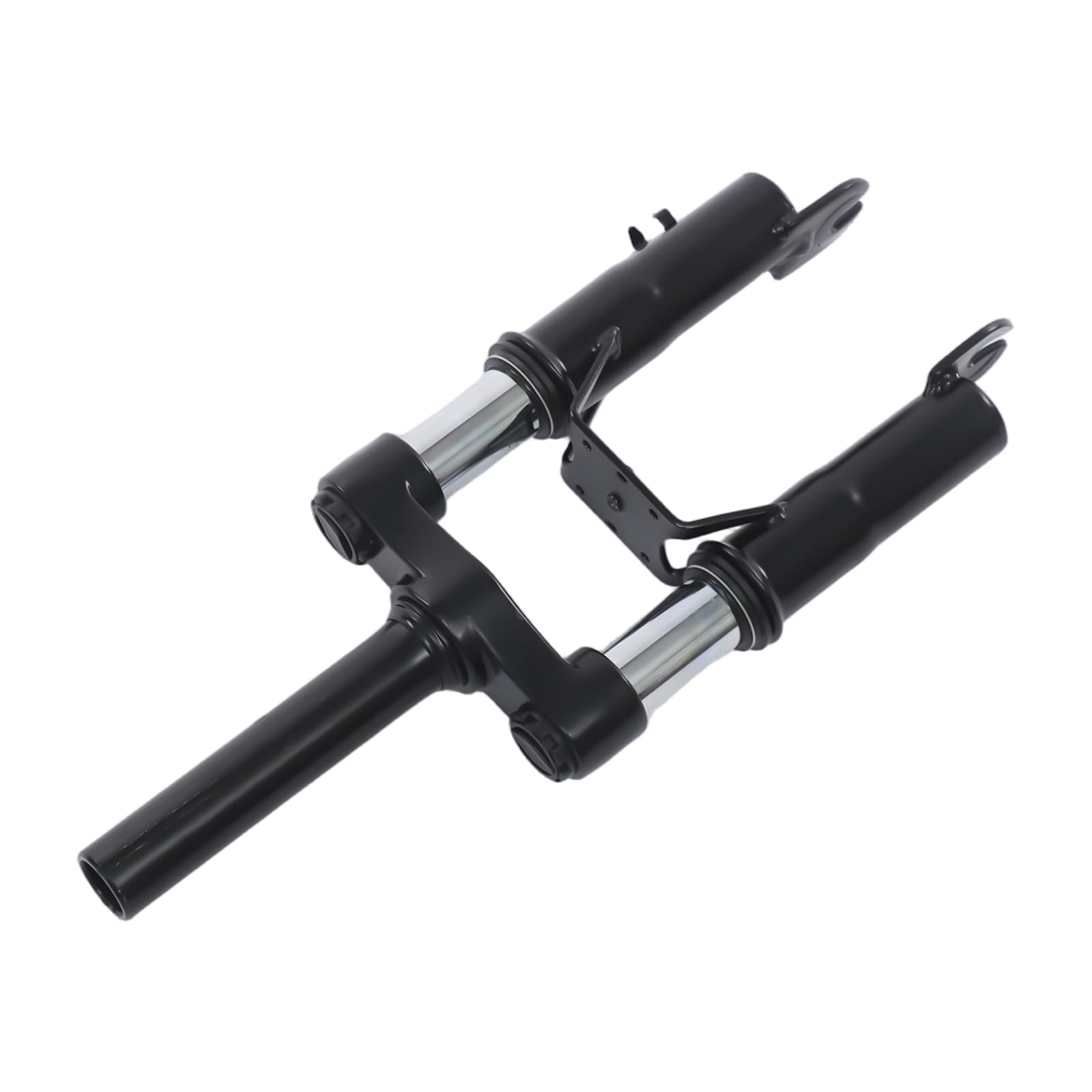 Trottinette électrique fourche avant 14 x 38 cm pour Xiaomi M365, 1S, Pro, Pro2 et Mi3, fourche à suspension avec amortisseur en alliage d'aluminium, béquille et garde-boue, noir