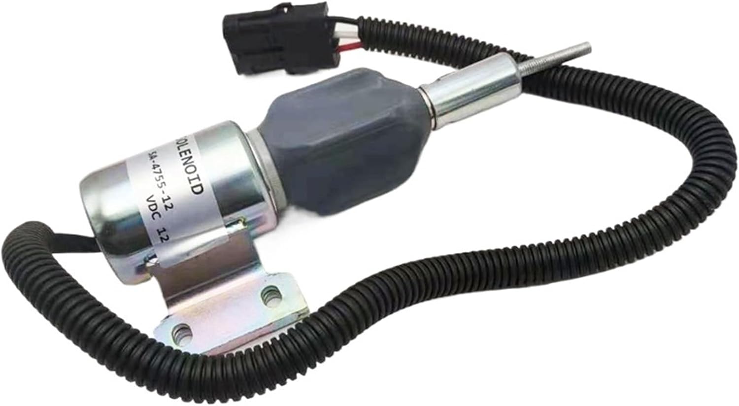 Flameout Solenoid Valve Fuel Shut Off SA-4755-12 3930658 3932529 12V 24V Diesel Engine Part(SA-4755-12)