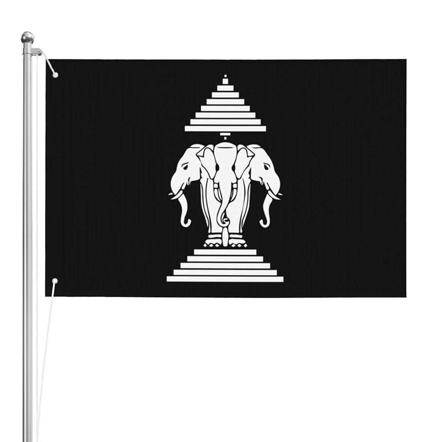 Amazon.com : Laos Three Headed Elephant Double-Sided 3ply