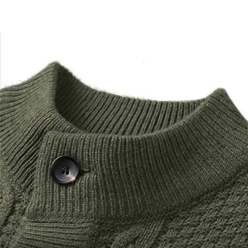 Pull à grosses mailles de couleur unie contre le froid urbain
