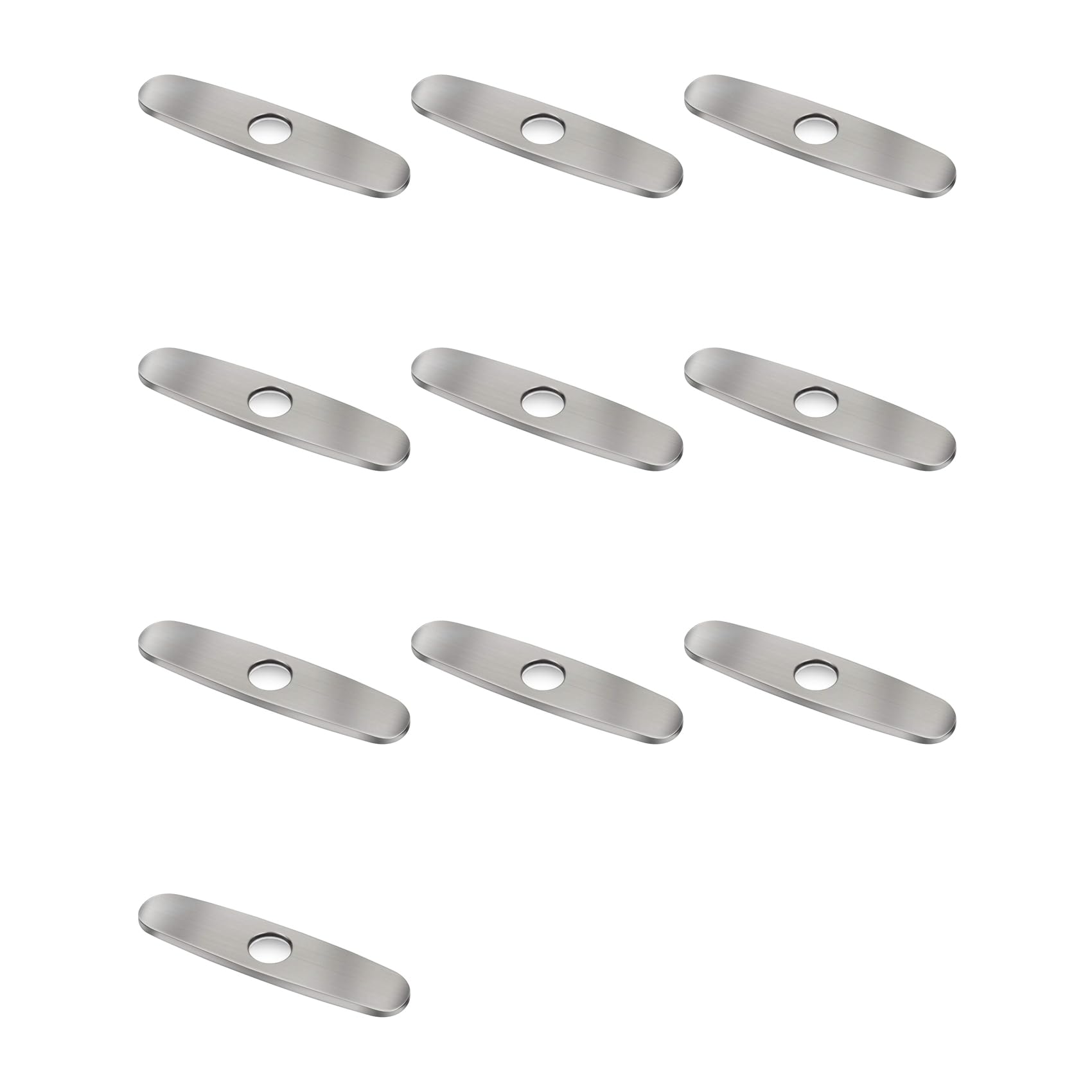 Ctrlzs 10X Faucet Deck Plate,10Inch Cover Plate For Faucet Holes Kitchen Faucet Deck Plate Faucet Plate Cover,Faucet Plate