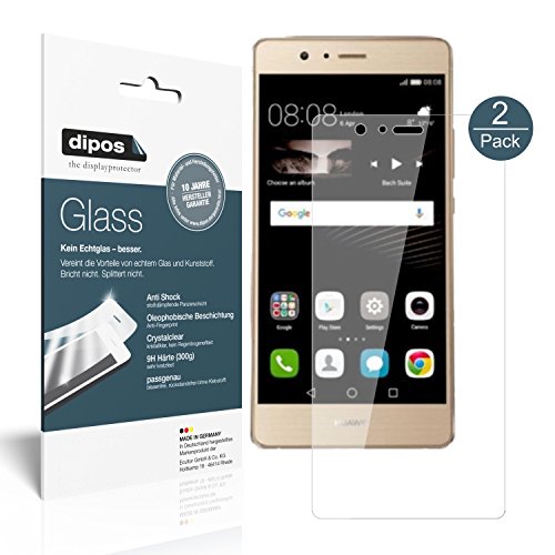 dipos I 1x Protector de Pantalla Compatible con Huawei P9 Lite 2017 Vidrio Flexible Cristal Proteccion 9H