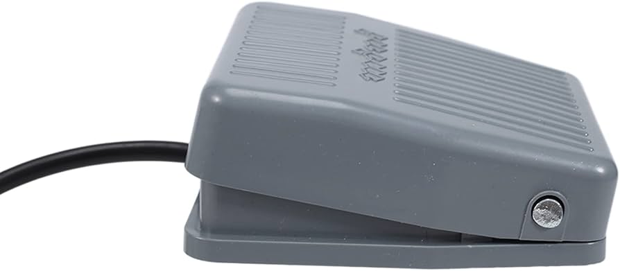iKKEGOL - Interruttore a pedale USB per videogiochi, PC, vivavoce, programma di controllo a una chiave, tastiera per computer, mouse, tastiera HID con cavo da 2 m, blu