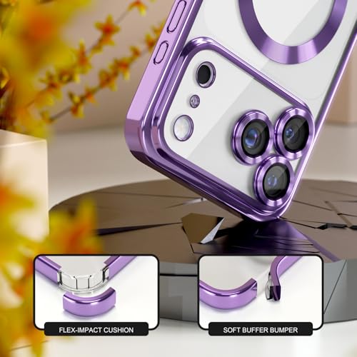 Image of Misea Magnetic for iPhone 17 Pro Max Case Compatible MagSafe Light Purple