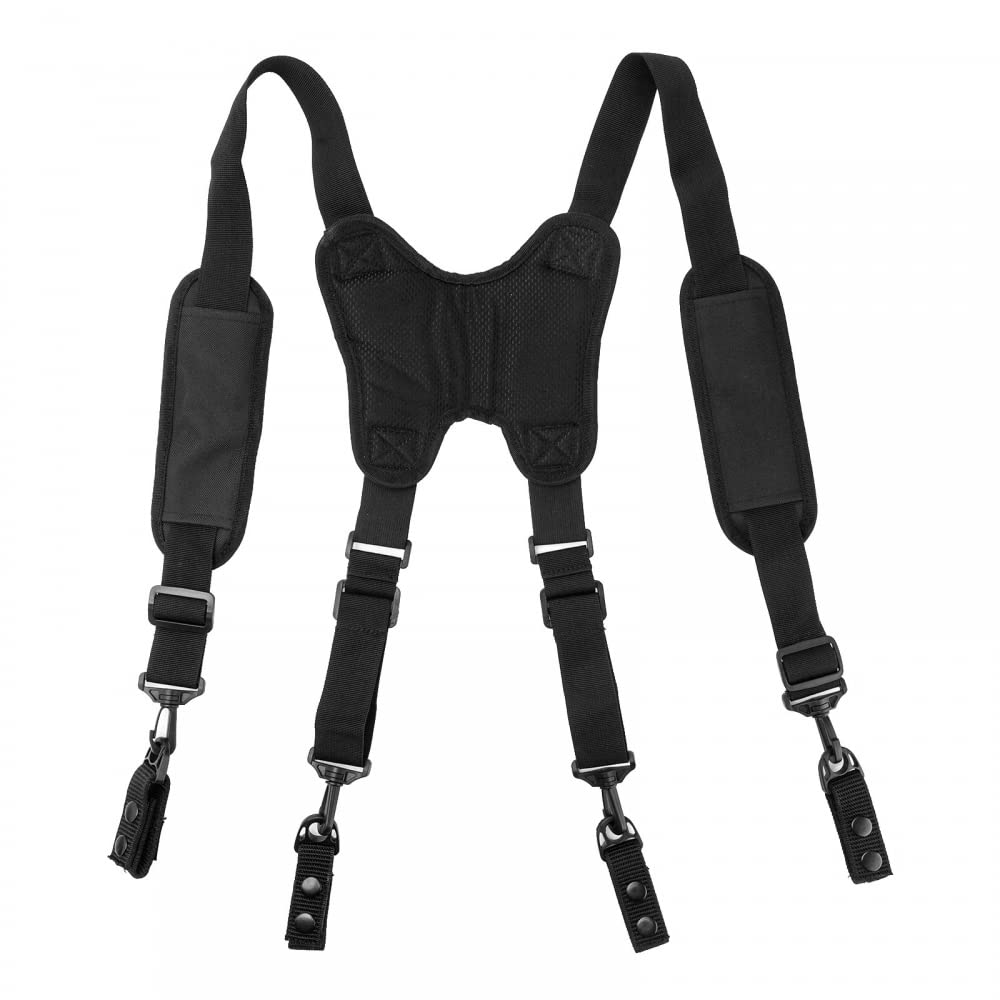 Tactical Suspenders,Police Harness Padded Nylon Adjustable Suspenders for Duty Belt