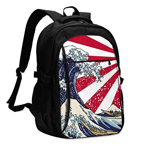 XCNGG Mochila USB con múltiples bolsillos  informal  escolar Laptop Backpacks Tactical