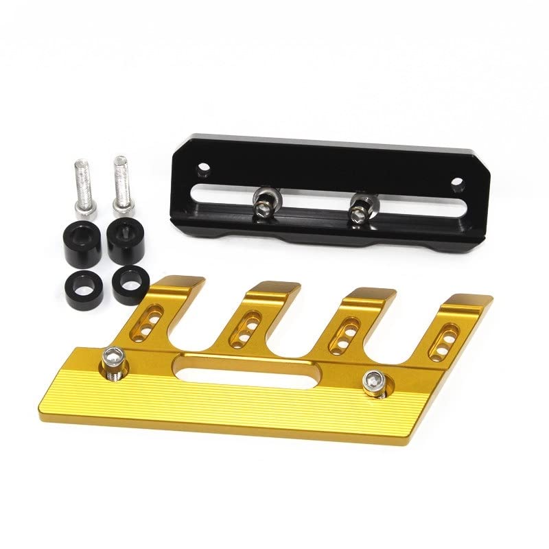 YXSM Pour Honda Forza 300 125 250 350 Moto Garde-Boue Avant Fourche Protecteur Garde Bloc Garde-Boue Avant Curseur Accessoires Garde Latérale CNC Aluminium (Couleur : Grey