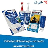 Läufer Przezroczysty klej uniwersalny, uniwersalny klej w butelce 100 g, głowica do rozpylacza, bez rozpuszczalników