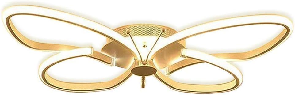 Creative Butterfly Shape Design Ceiling Light Modern LED Ceiling Lamp Indoor Decorative Lighting Fixture Metal Acrylic Chandelier Children's Living Room Dining Room Bedroom Balcony Bar Dimmable 38W