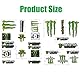Motorrad Aufkleber Set 2er Set Monster Kralle Sticker Aufkleber,Motorrad Helm Aufkleber,Motocross Aufkleber,Motocross-Aufkleber für Autos, Motorräder, Roller, Helme, etc. Cool und hohe Qualität