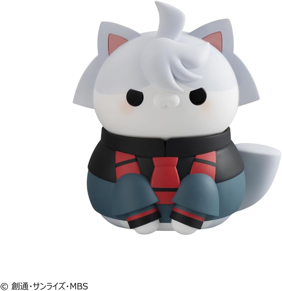 Megahouse - Nyanto! The Big Series Cat - Suletta & Miorine Set (with Gift), Mega Cat Project Collectible Figure