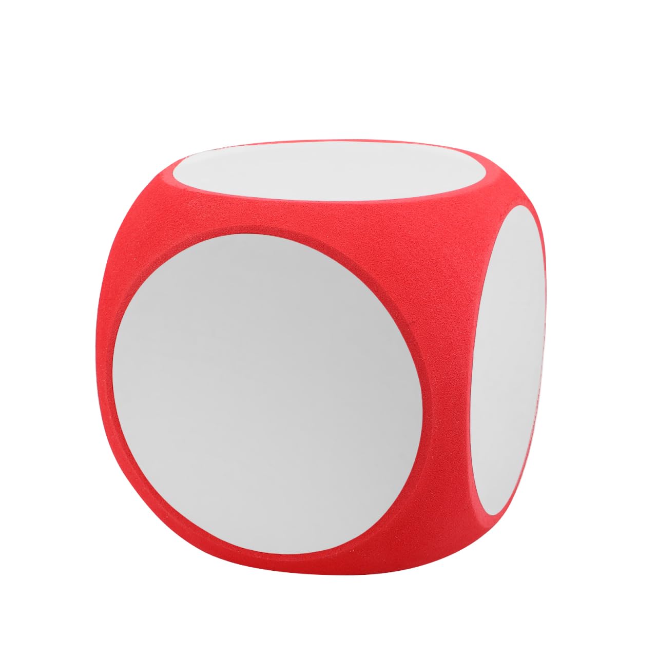 JOINPAYA Red Foam Blank Dice: 10Cm Writable and Erasable DIY Entertainment Dice for Classroom Parties Games Outdoor Activities