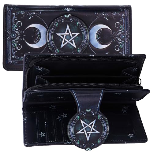 Porte-monnaie triple lune en relief, le cadeau spirituel parfait