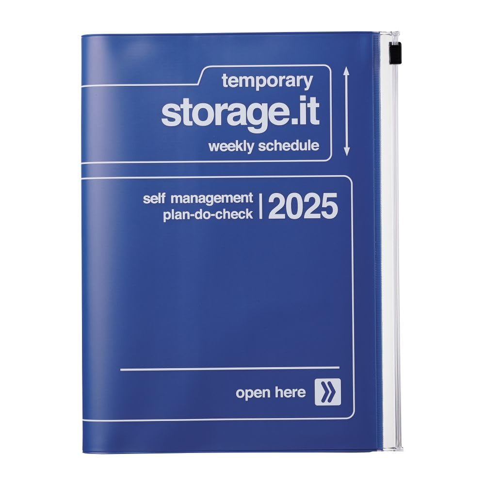MARK'S 2024/2025 Pocket Diary A5 Vertical, Storage It // Navy: From September 2024 to December 2025