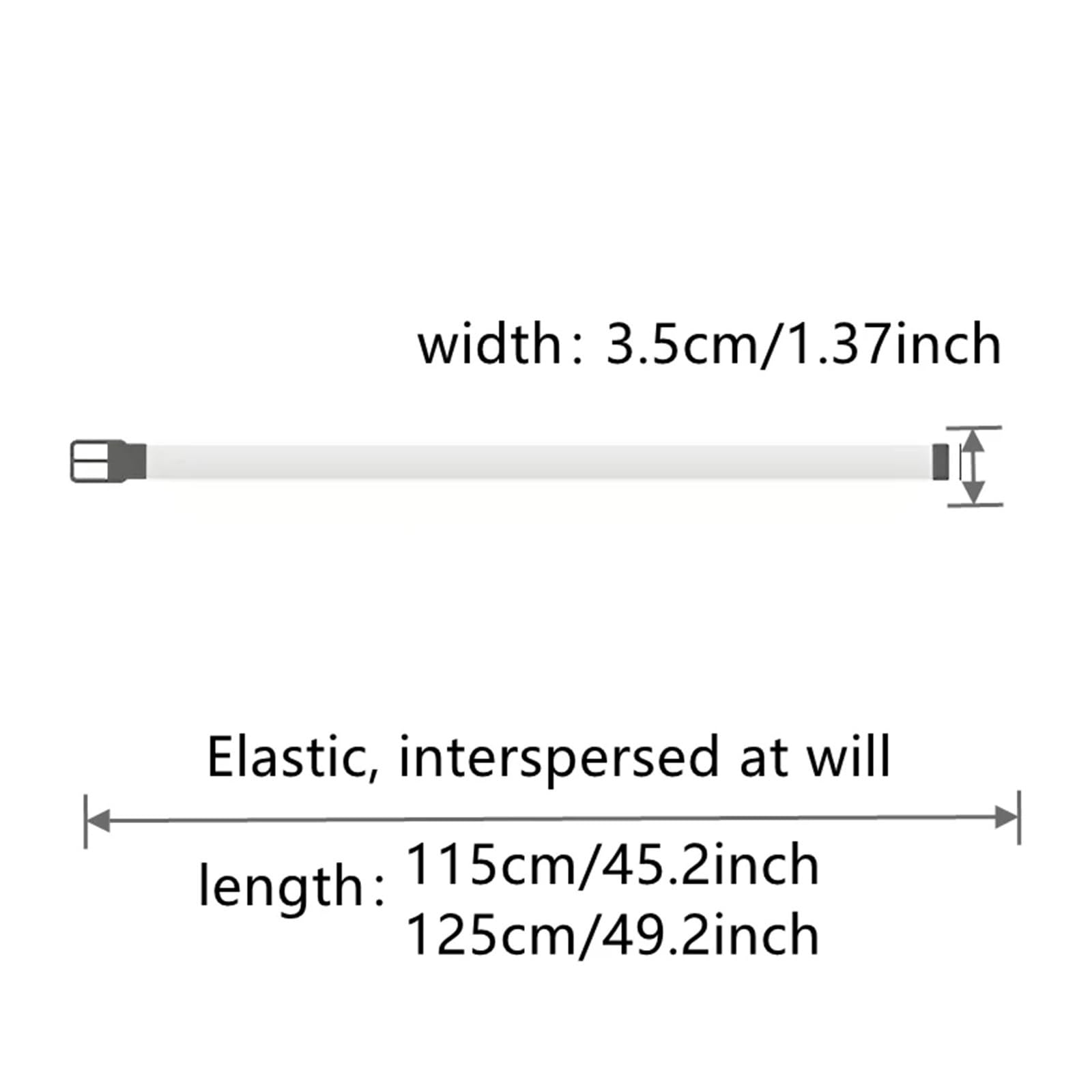 Ceinture Homme 2 pièces Ceinture Toile Ceinture Hommes Ceinture élastique Doux tissé Ceinture élastique Femmes Ceinture décontractée pour Jeans(Brown,125cm)