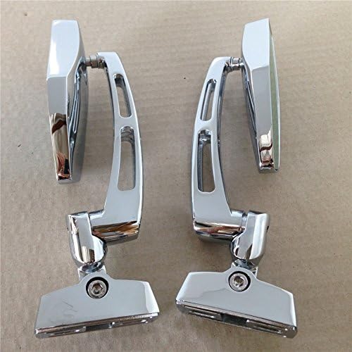 Miniatura 4 de HONGK - Espejos retrovisores cromados ajustables compatibles con Suzuki Hayabusa GSX1300R 99-12 B01CK7HJ04