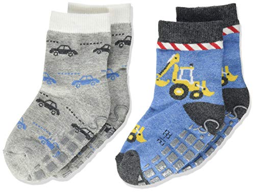 Preisvergleich Produktbild Sterntaler Jungen ABS-Söckchen DP Bagger+Autos für Babys und Kleinkinder