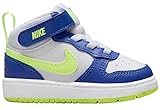 Nike Court Borough Mid 2 Toddler Astronomy Blue/Volt Size 8