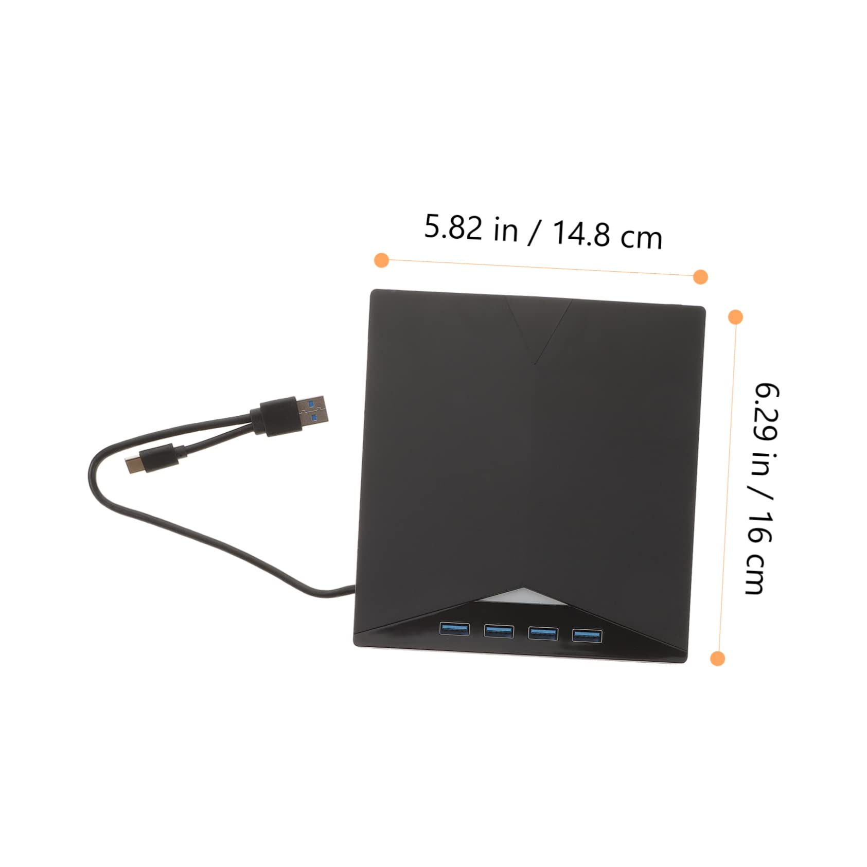 LALAFINA External USB DVD Drive Cd Burner and DVD Writer Type Optical Drive for Laptop and Desktop Portable and Easy to Use No Installation Required