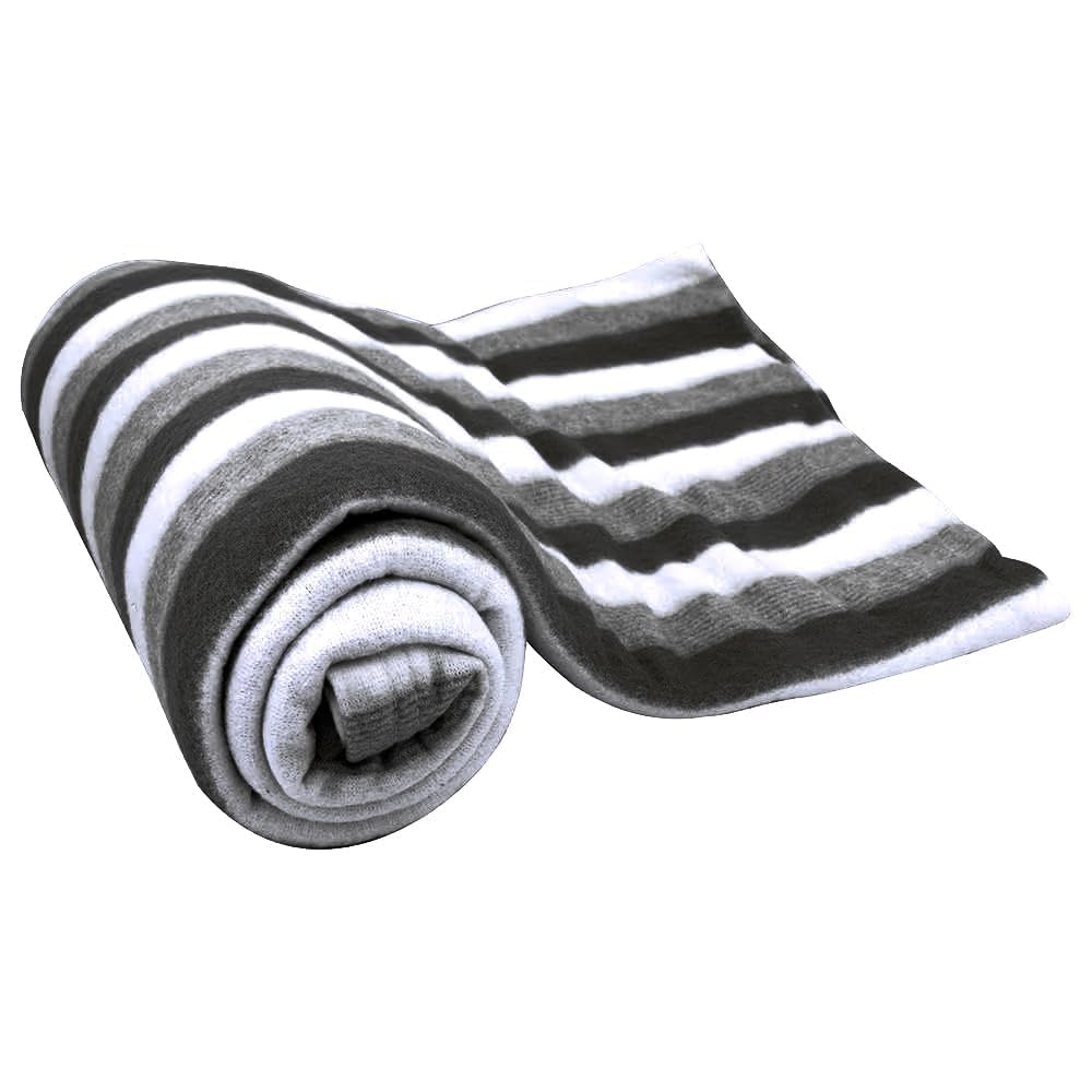 Status All Season Multipurpose Polar Fleece/Summer AC Blanket/Single Bed Blanket/Light Weight Blanket (Black)