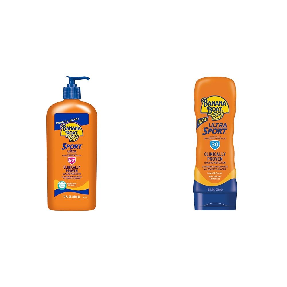 Amazon.com: Banana Boat Sport Sunscreen Lotion, SPF 50 & 30