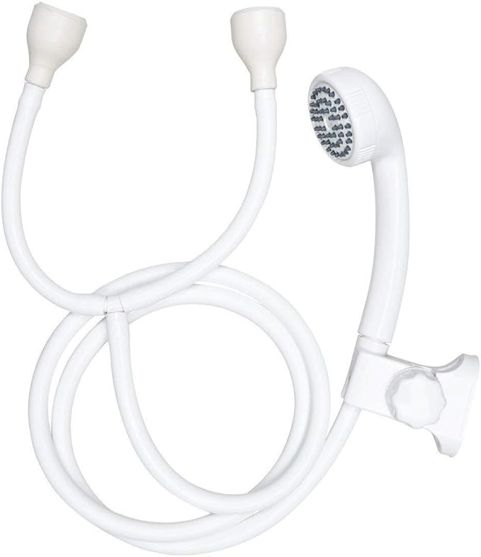 Home Flair Portable Shower Push On Tap Shower Head and Hose Shower