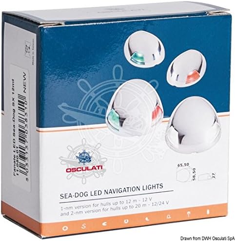 Osculati Sea-Dog led navigation light 225° bicolor 12 m