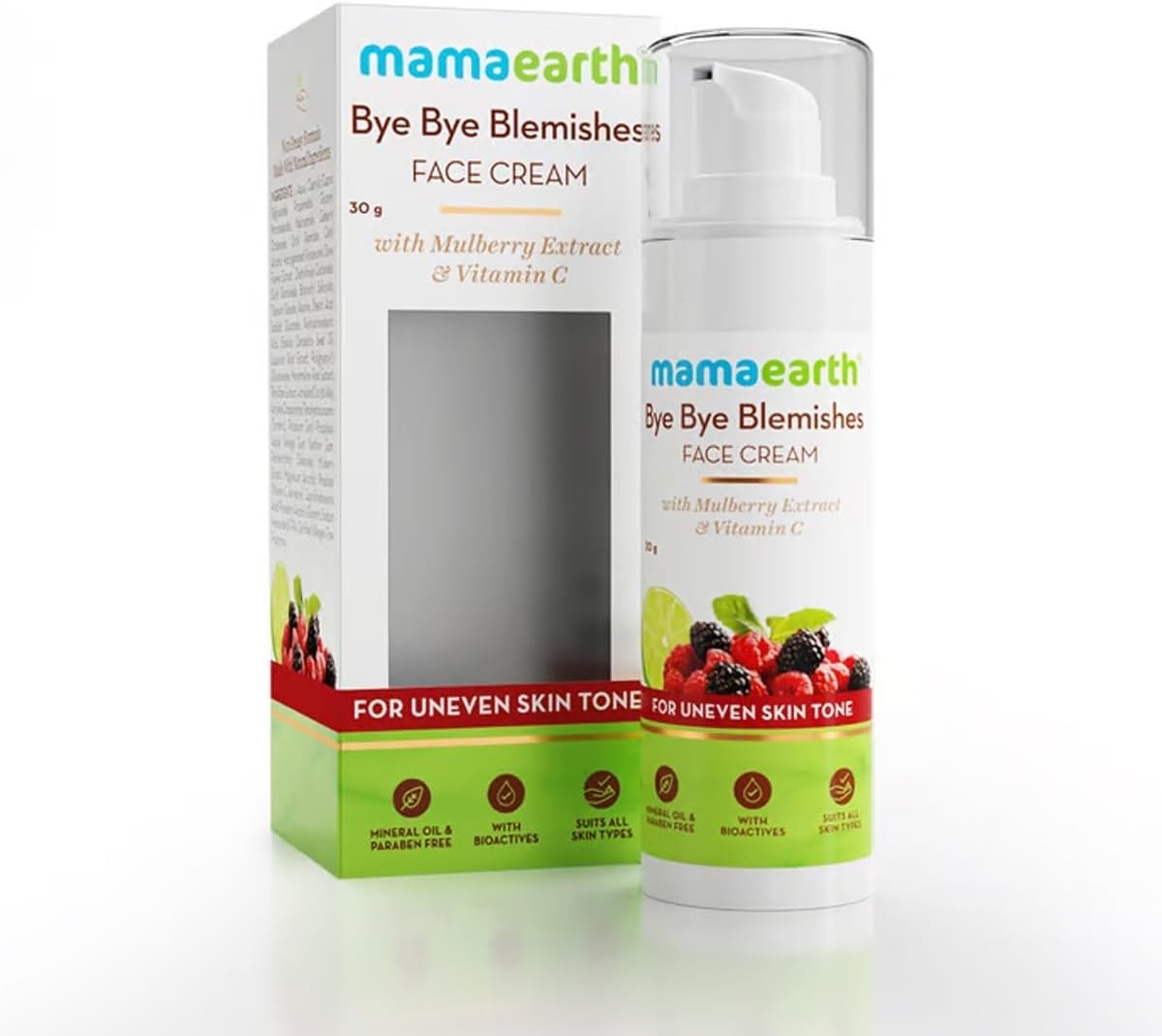 Bye Bye Blemishes* Face Cream, For Pigmentation & Blemish Removal, With Mulberry Extract & Vitamin C - 30 g