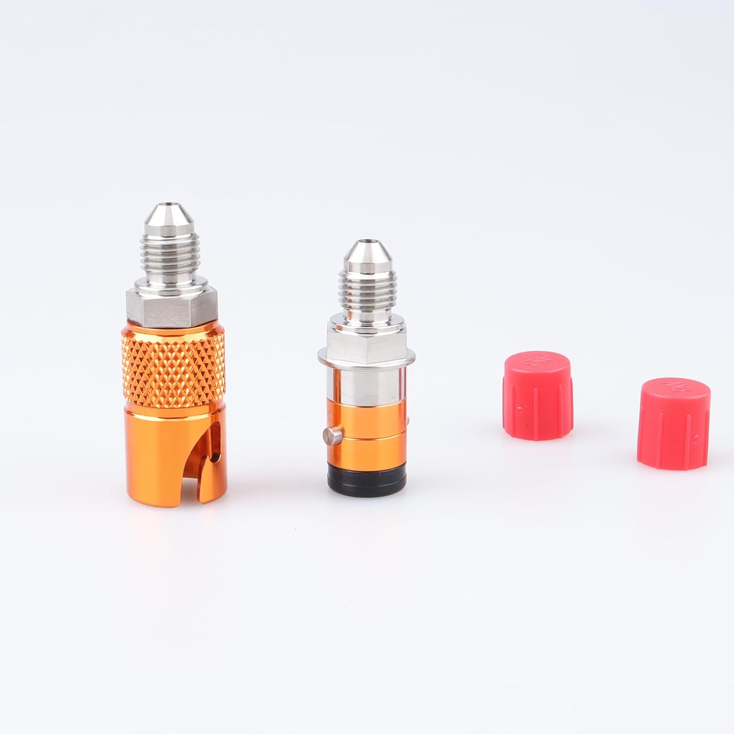 AC PERFORMANCE -3 AN Titanium Quick Release Disconnect Dry Brake Line Coupling Fitting with Viton Seals