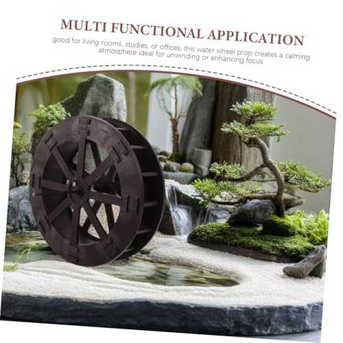 Roue à eau décorative à rotation dynamique pour fontaine - 4