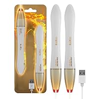 LZYLWC Heizstab für Sexspielzeug USB-Heizstab für Sexspielzeug Wärmer für und Manuelle Masturbatoren Temperaturregelung von 42 Grad USB Aufladung und Wasserfest(Doppelstangentyp)
