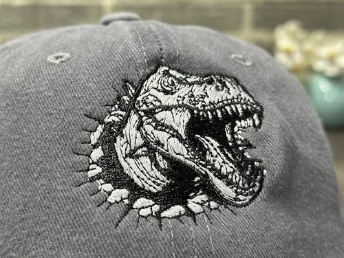 Image of Embroidered Animal Hat Gift for Men Women, Adjustable Baseball Cap | Animal Lover Collection, Casual Outdoor Wear, Breathable Cotton Fabric, Adjustable Buckle Closure
