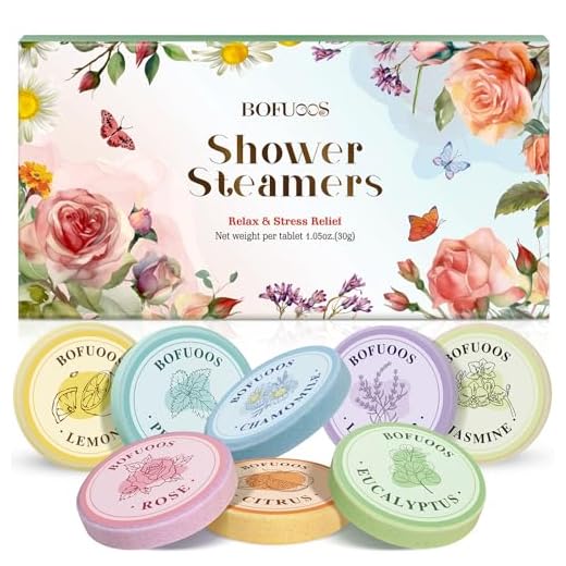 Bofuoos Regalo Cumpleaños para Mujer, Bolas de Baño Aromaterapia con Aceites Esenciales, Regalos para el Día de la Madre, Regalos Originales para Mujer (8 uds)