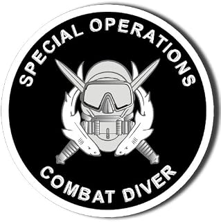 US Army Special Operations Combat Diver Decal Sticker 3.8"