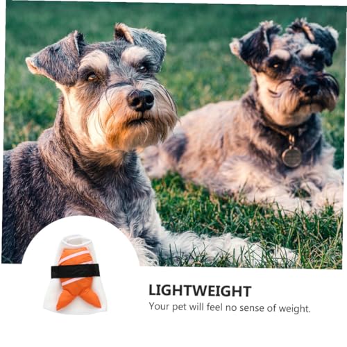 Disfraz de sushi para perro talla L color naranja miniatura 4