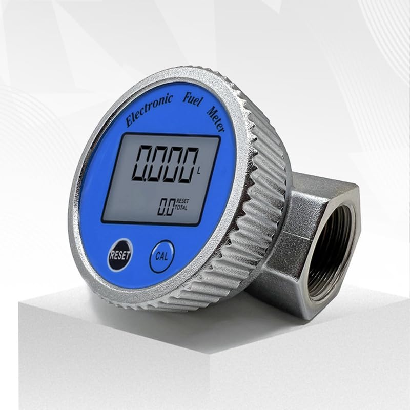 Caudalímetro, Medidor de flujo DN20MM electrónico alta precisión, aceite indicador combustible digital metanol