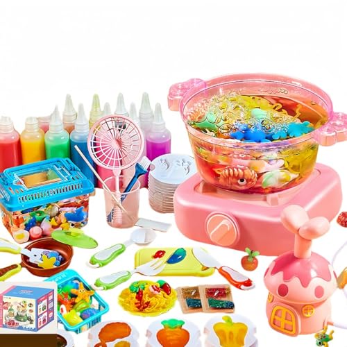 ALIVTAII �q��DIY���@�̐��̐���̂�������̃Z�b�g�܂܂��ƃL�b�`�����������S�ȖA������j�̎q���̎q�p�Y���a�����v���[���g�g�тł���͋[���� (�s���N,51 �Z�b�g)