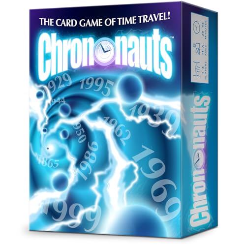 Looney Labs Chrononauts Kartenspiel - Zeitreise-Abenteuer für 1-6 Spieler