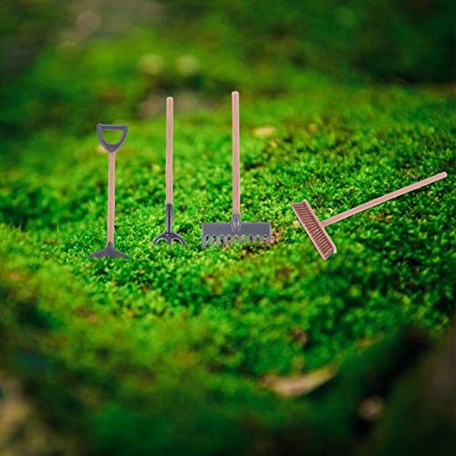 YARNOW 18 Stücke Ornament Spielen Meditation Miniatur Bauernhof Zappeln Kit Blumenerde Hand Mini Stütze Rechen Schaufel… – Bild 6