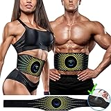 💪【CONFIDENCIA DEL CUERPO】➤¡Consigue el físico soñado que siempre has querido con la ayuda de nuestro cinturón de Electroestimulador Abdominal! ¡Integre sin problemas sesiones rápidas de 20 minutos con nuestro estimulador abdominal y estimulador muscular en su rutina y sienta la diferencia en su físico y su apariencia positive!