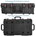 Regetek Waterproof Rolling Hard Case with Wheels, Customizable Foam 35