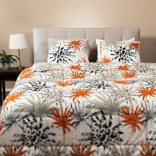 Zelesta Wonderbed Baumwolle – 4-Jahreszeiten Bettdecke & Bezug in einem | Waschbar & Trocknergeeignet | Antiallergisch, Atmungsaktiv & Temperaturregulierend | Mikrofaser & Syndonfill® (140x200 cm)