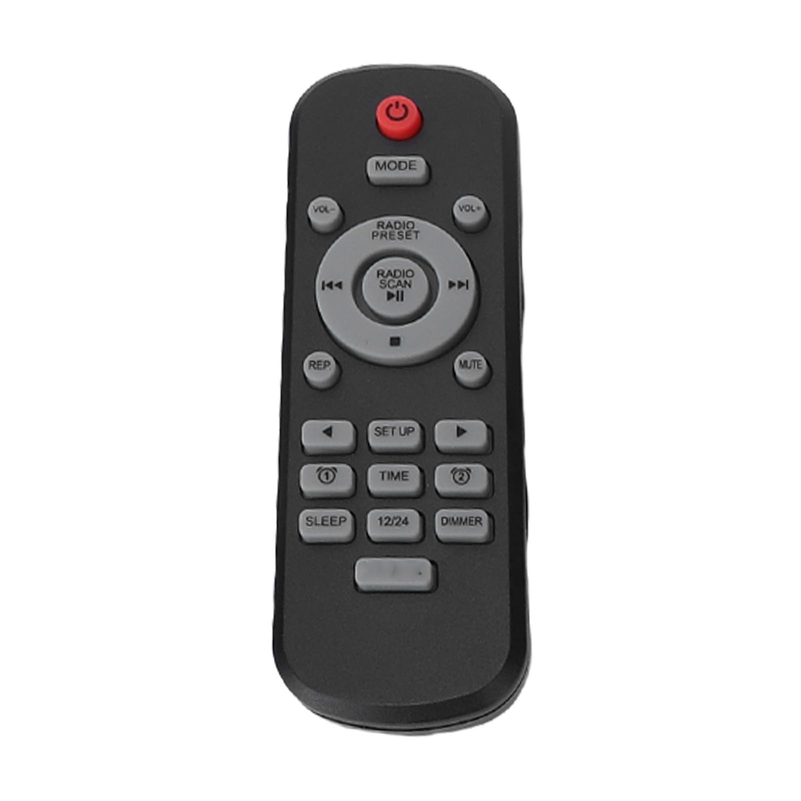 Odtwarzacz CD Budzik z Głośnikiem Pilot Zdalnego Sterowania Ładowanie USB Możliwość Przyciemniania Wyświetlacz Pulpit Radio BT do Sypialni, Półki na Książki, Domu (Wtyczka UE)