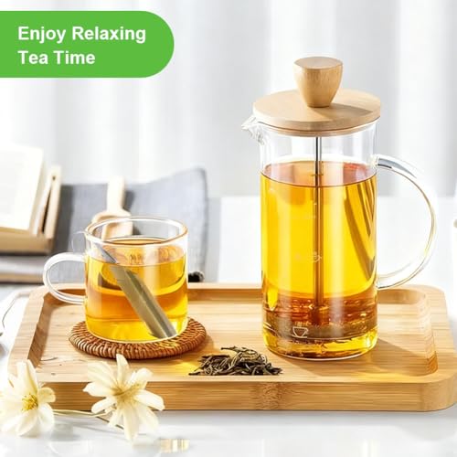 Miniatura 5 de Vicloon Infusor De Té De Acero Inoxidable, 2 Piezas Hoja De Té Colador De Té, Filtro De Té De Hojas Sueltas, Infusor De Té Tubo, Filtros De Té Para Tè De Hojas Sueltas Y Especias, Colador De Té