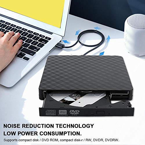 Dvd-brander, dvd-brander Externe compactdisk-brander, draagbare ultradunne USB 3.0 dvd-brander Optisch station voor… - Image 5