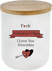 Presentes de Dia dos Namorados para ela, Presentes de Dia dos Namorados para mãe, namorada, esposa, ideias divertidas de presentes para mulheres dele / namorado/marido, velas de coco de baunilha (326 g)