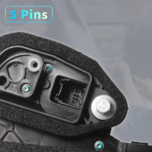 Image of X AUTOHAUX Replacement Front Left Driver Side Power Door Lock Actuator Motor for Chevrolet Silverado 1500 2015-2019 for GMC Sierra 1500 2015-2019 Door Latch Actuator Assembly Replace Black