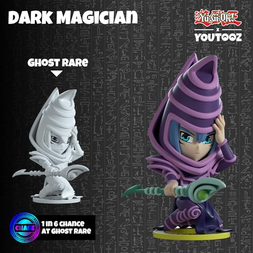 Image of Youtooz Yu-Gi-Oh Dark Magician 5 inch Vinyl Figure, Yugioh Anime Dark Magician Action Figure Based on The Yu gi oh Trading Card Game and Anime Yugioh